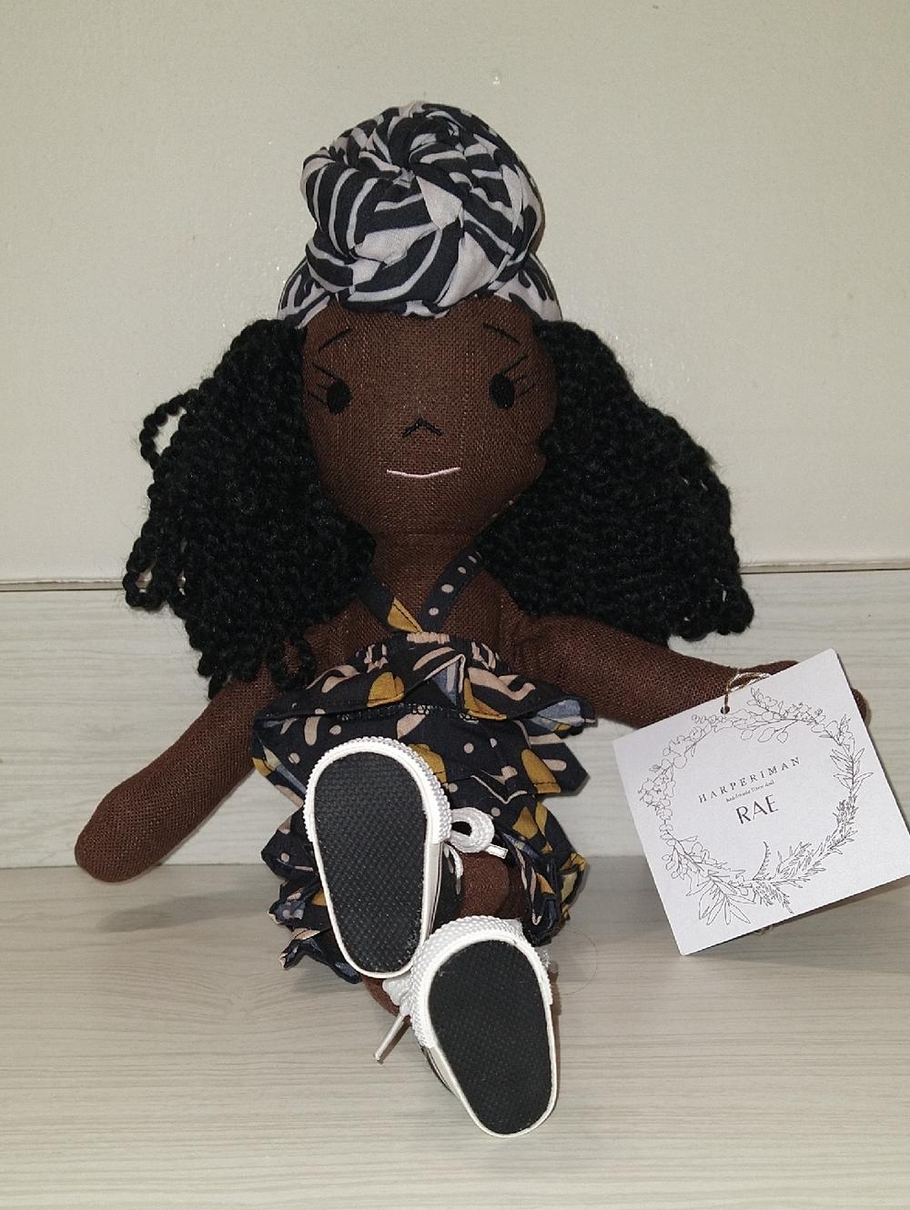 Harperiman Handmade linen doll "Rae" 14"  Plush Doll